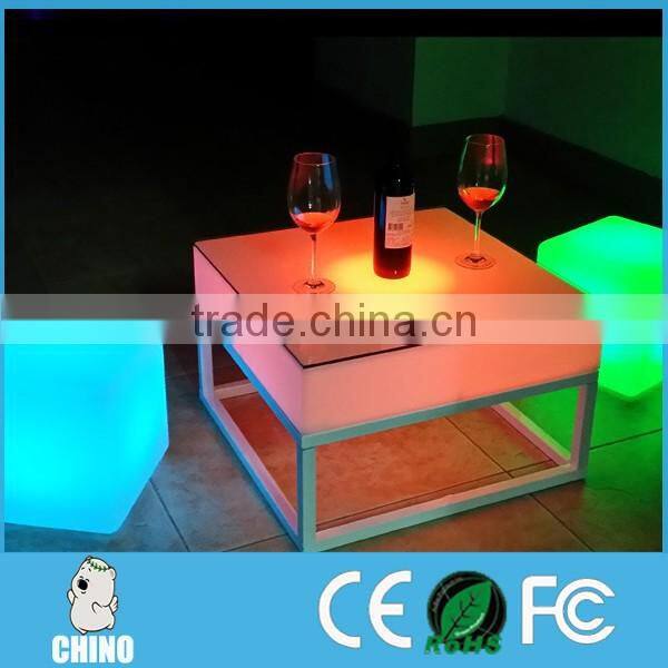 Bar furnitureand home and garden LED lighting table