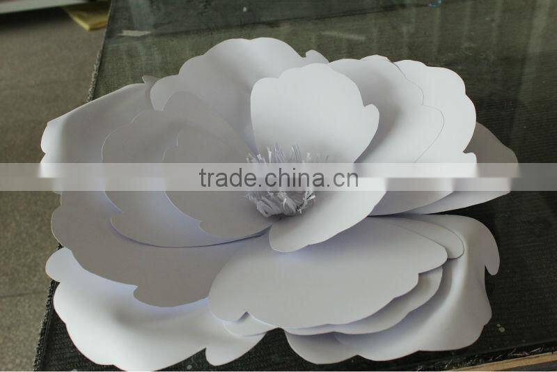 Fashion Store Decorative Pretty White Giant PVC Flower