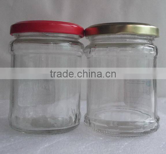 lead free food grade glass jar with lid