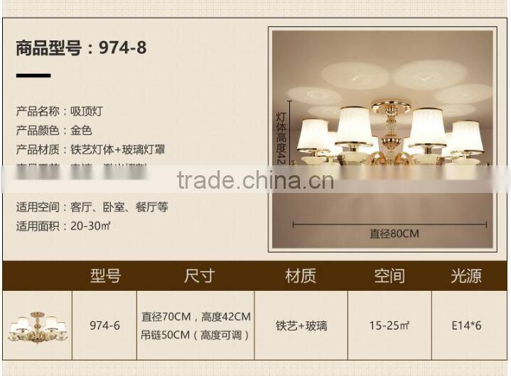 M974 Momoda decorations luxury simple Crystal modern living room bedroom lighting chandelier pendant lamp