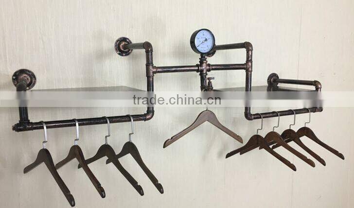 Fashion market floorstanding metal clothing rack