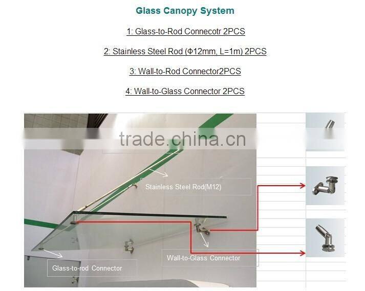 JINXIN hot sale canopy hardware/glass canopy fittings