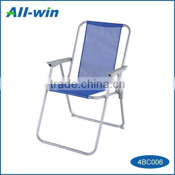 large popular outdoor high-quality foldable teslin beach chair with armrest