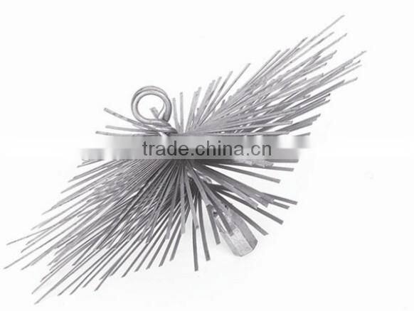 steel chimney brushes head square