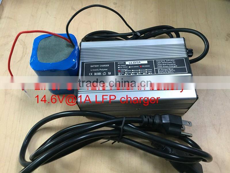 LiFePO4 battery 12V3.3Ah with charger for solar light