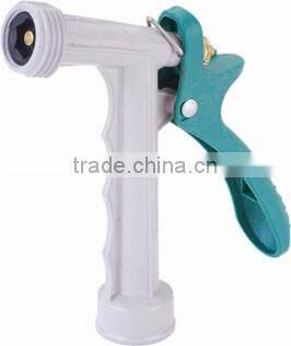 plastic with front thread adjustable trigger nozzle -water garden gun nozzle