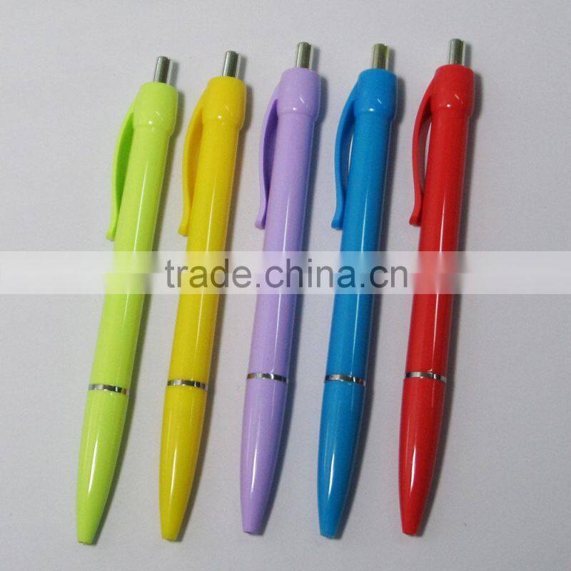 2014 cheap plastic new model ball pen for office promotion