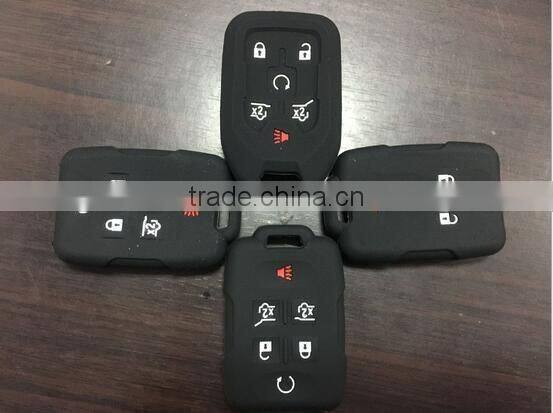 For Chevrolet Cruze Aveo Lova Spark Onix Silverado Volt Silicone Car Key Cases Cover Holder Replacement 3 4 5 6Buttons