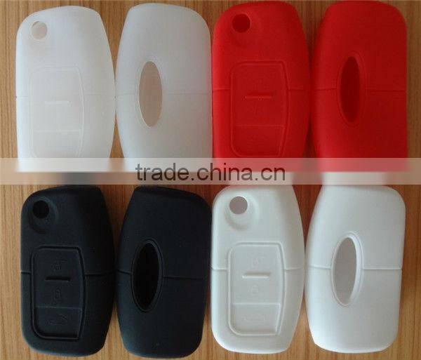 Silicone car key covers for Audi with single color