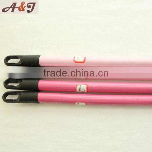 Smooth paint wooden broom handles with popular thread