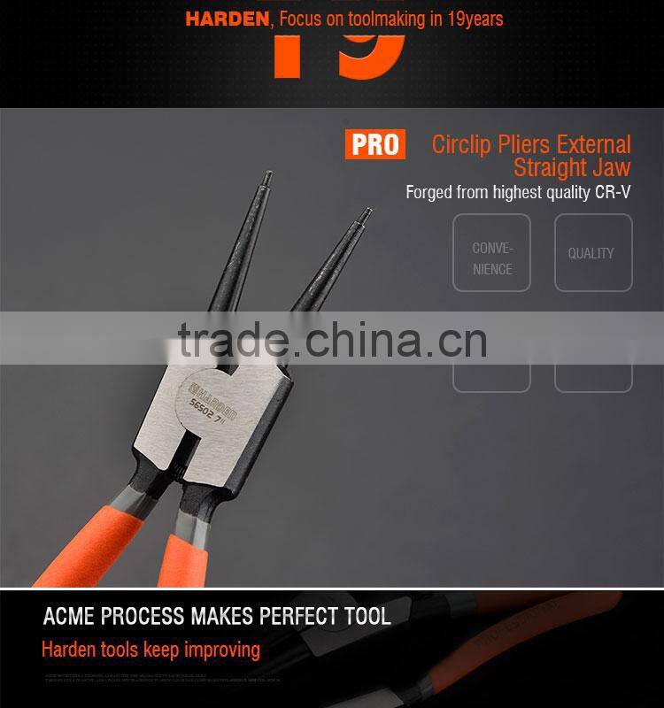 Professional 13" circlip pliers external straight jaw