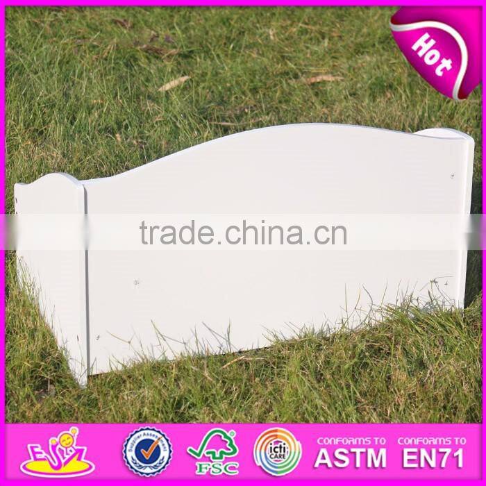 Best design girls toy wooden 18 inch doll furniture with cabinet W06E003