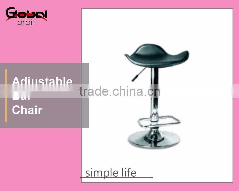 Club Furniture Chrome Base Bar Stool With Pedal Swivel Bar Chair