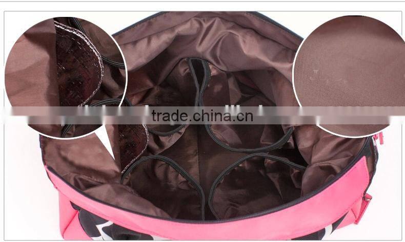 2015 Hot Selling Fashion Polyester Baby Diaper Bag