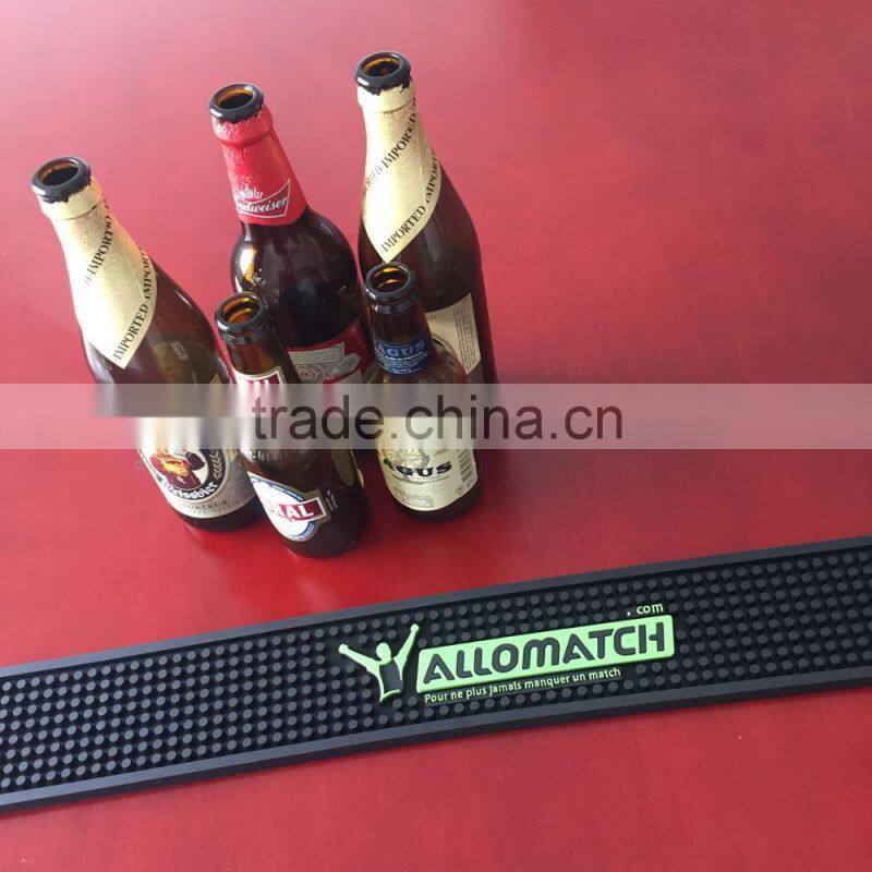 low price durable 3D logo pvc bar mat rubber bar mat
