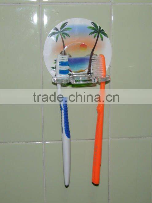sticky toothbrush holder