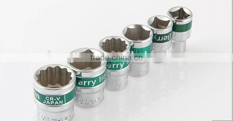 Berrylion 1/2" Hex Key SOCKET Dual Color Hexagon Socket 32mm Socket