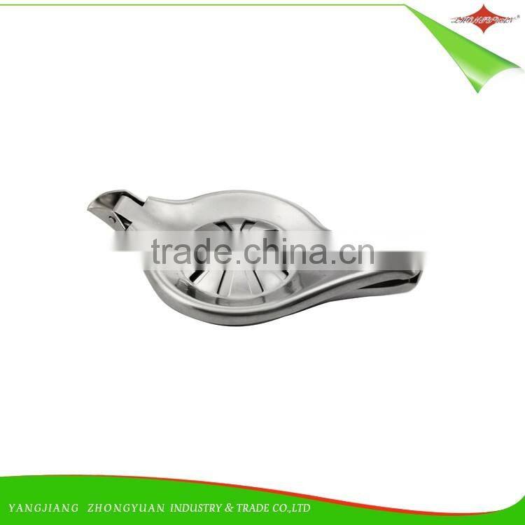 ZY-F1456 kitchen gadgets manual stainless steel lemon squeezer