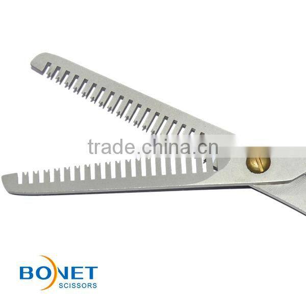 S81036 6-1/4" Fashion plastic handle single sided thinning hot scissors hair cut