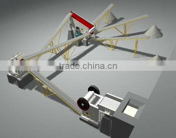 2012 Hot Selling 50TPH Stone Crushing Production Plant