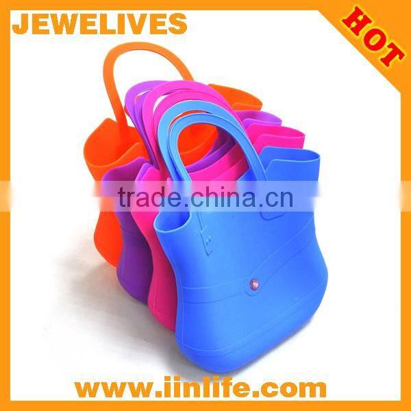 Fashion design silicone shopping bag from OEM factory
