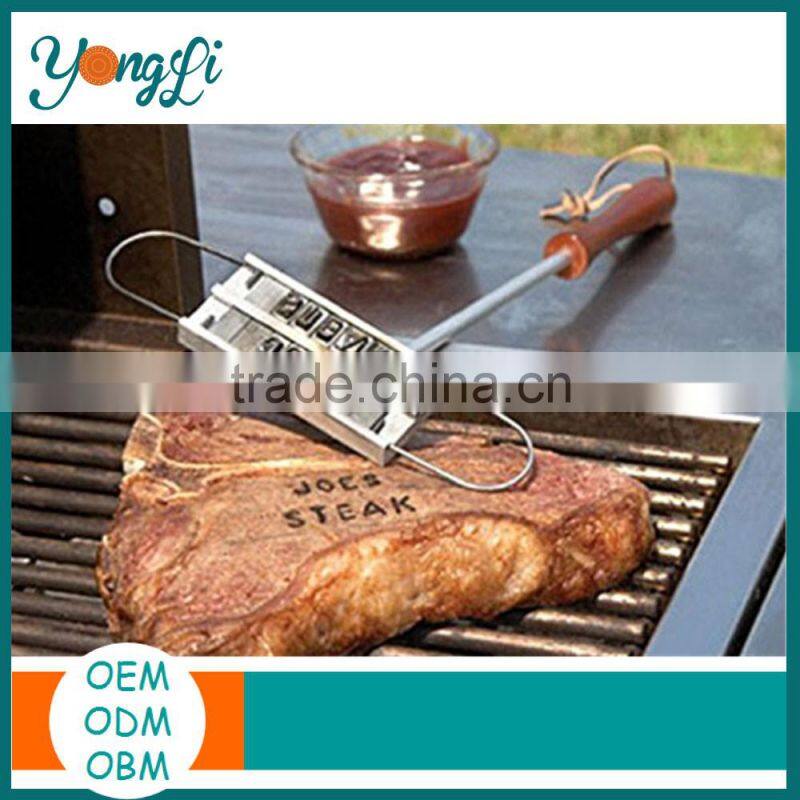 55Pcs Changeable Letters For Meat Steak Burger DIY BBQ Barbeque Branding Iron