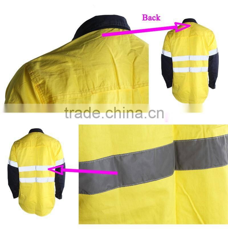3M Clear Reflective Tape Work Shirts For Firefighter