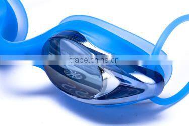 High quality promotional Adult unisex swimming goggle with mirrored lens