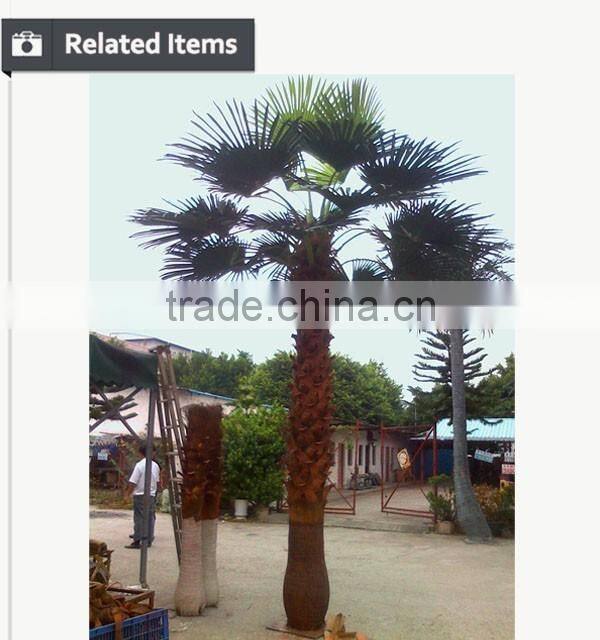 Artificial palm tree for outdoor and indoor decoration