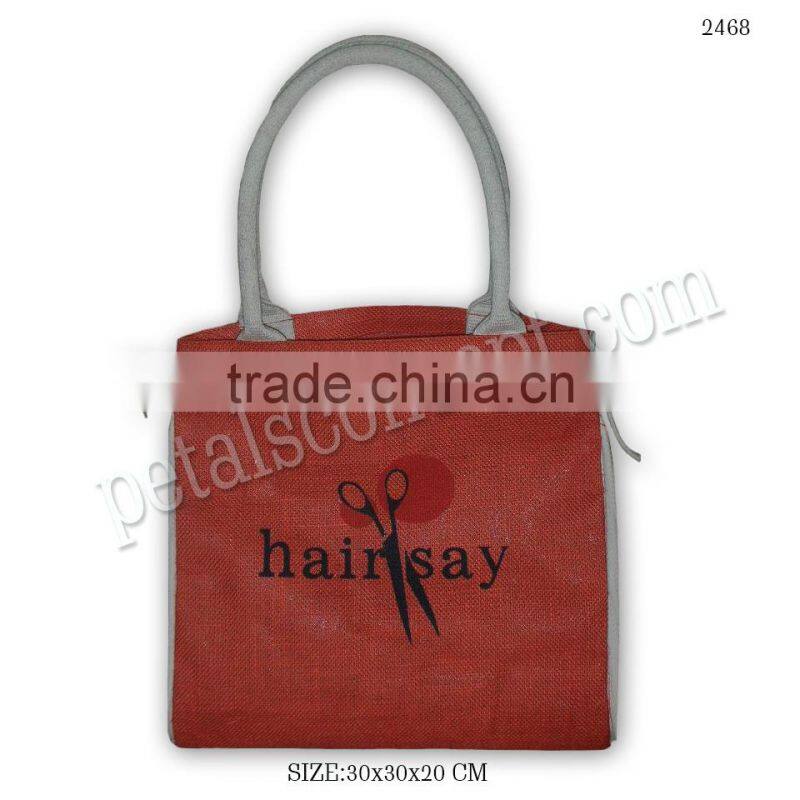 Promotional jute gift bag