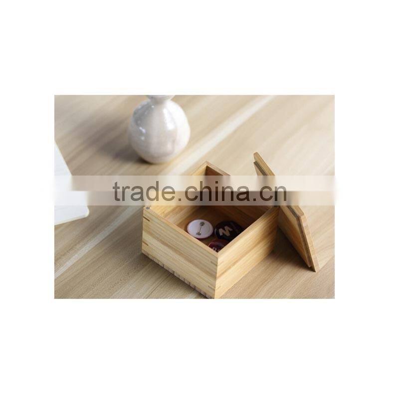 Aonong bamboo storage box with lips/ Multifunction candy storage bins