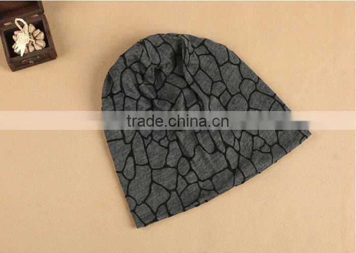 Fashion printing knitted hat