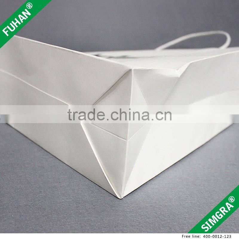Custom Printed Paper Shopping Bag With Paper Handle