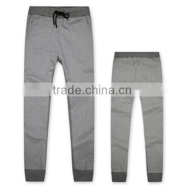 polyester/cotton fleece lined men casual pants
