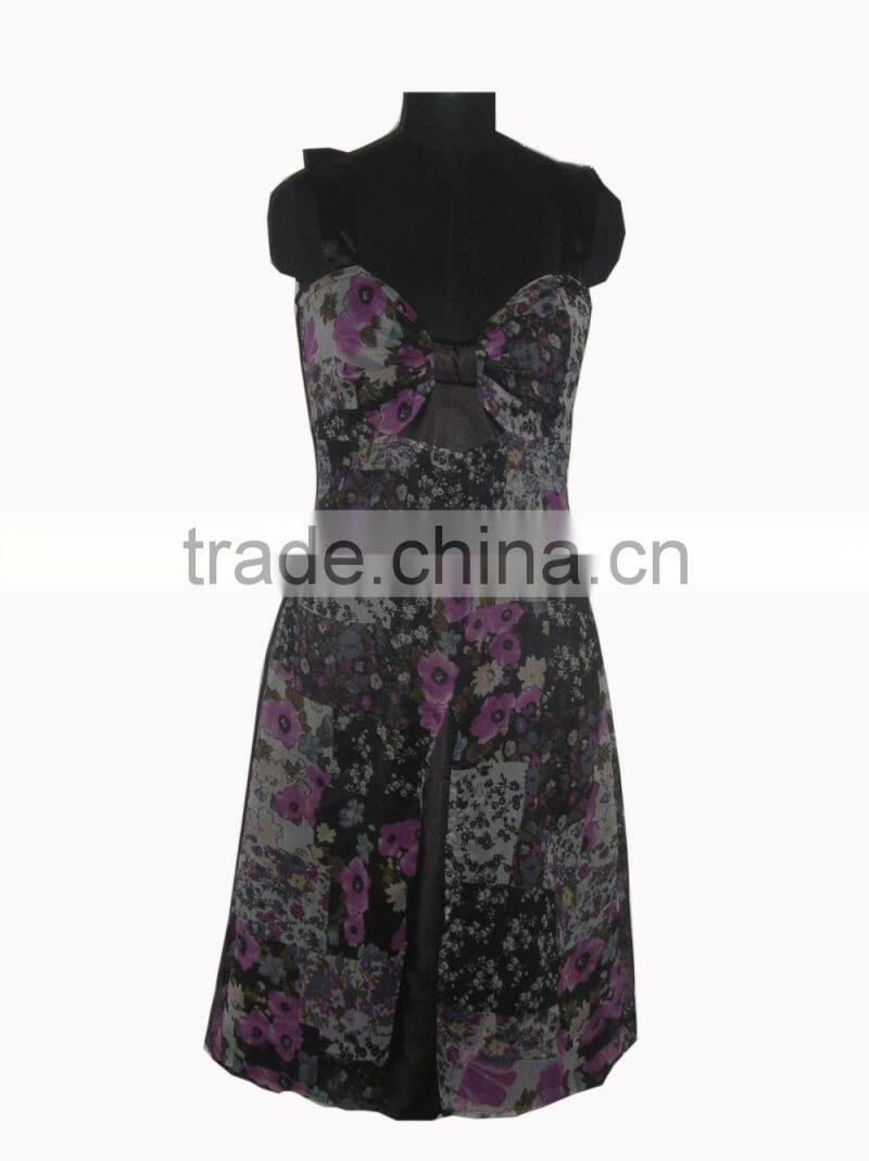 Off shoulder Sequence Embroidered Summer Dress