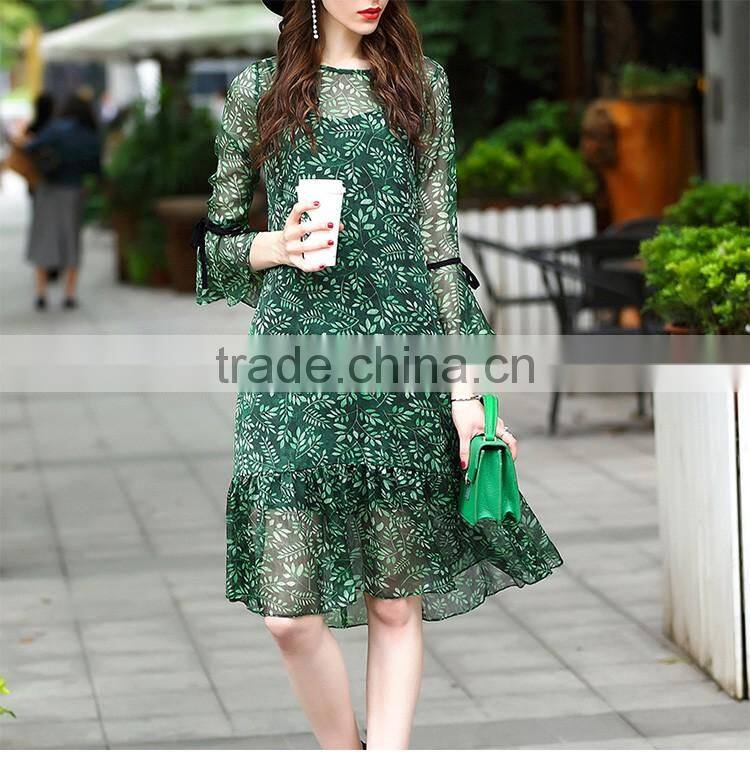 Feeling girl dress african print designs pakistani chiffon dress