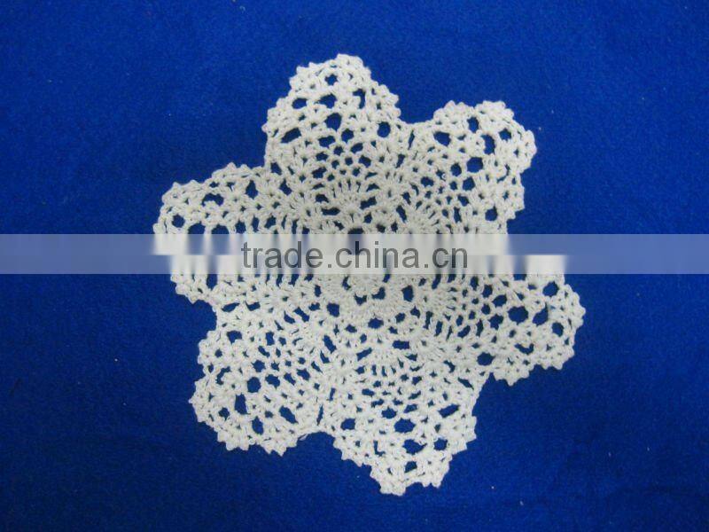 crochet lace cotton doily