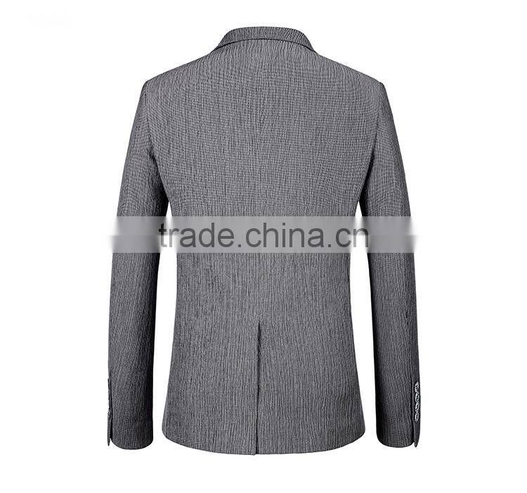 Wholesale Suit Custom Design 1 Button Patch Pocket Men Business Suit Jacket Blazer