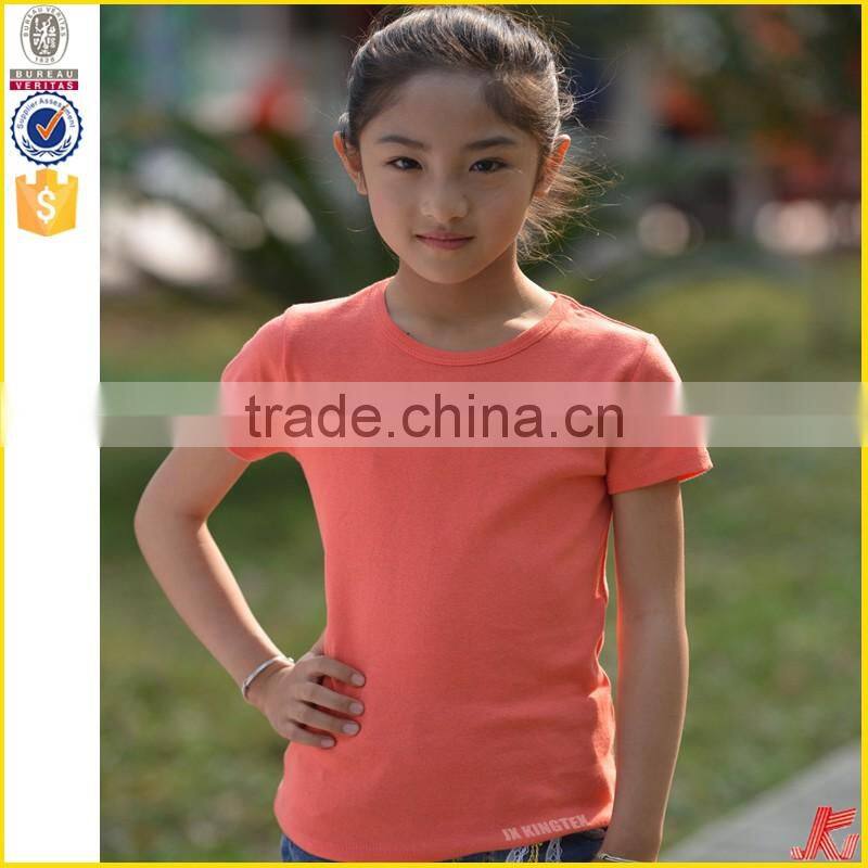 wholesale oem service girls blank t-shirt bulk