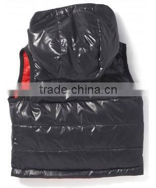 Custom Kidswear Bright Colour Reversible Padded Puffer Gilet/Kids Waistcoat Wholesale