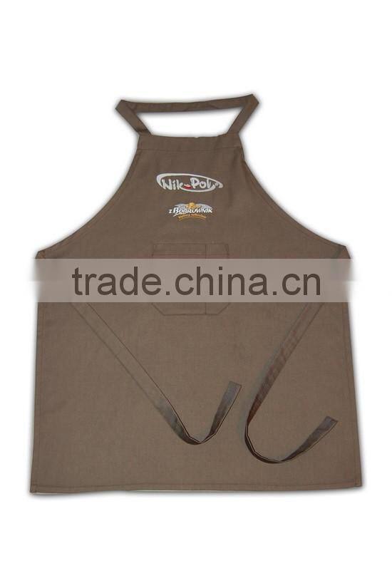 Wholesale Promotional Factory Price customized Polyester Mixed cheap custom embroidered aprons