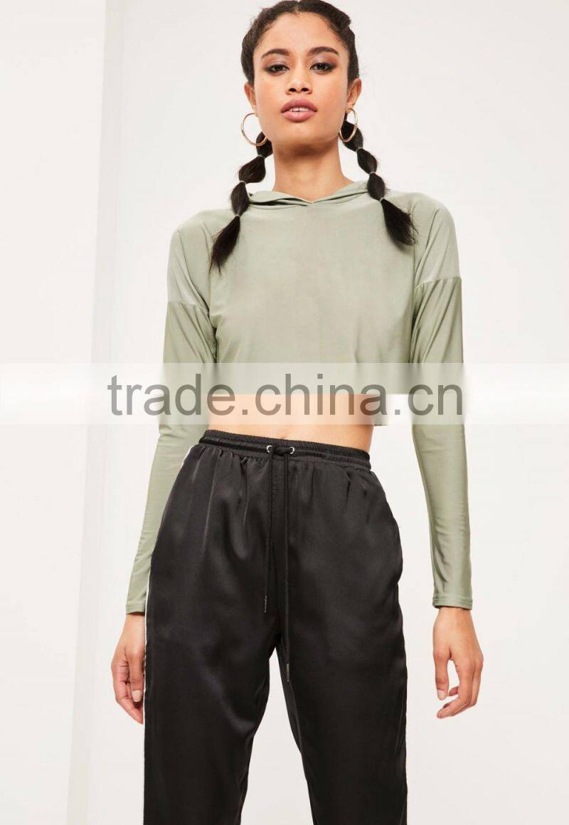 2017 Custom Girls Cropped Hoodies Sweatshirt Stylish Hoodies Smart Trendy Hoodie