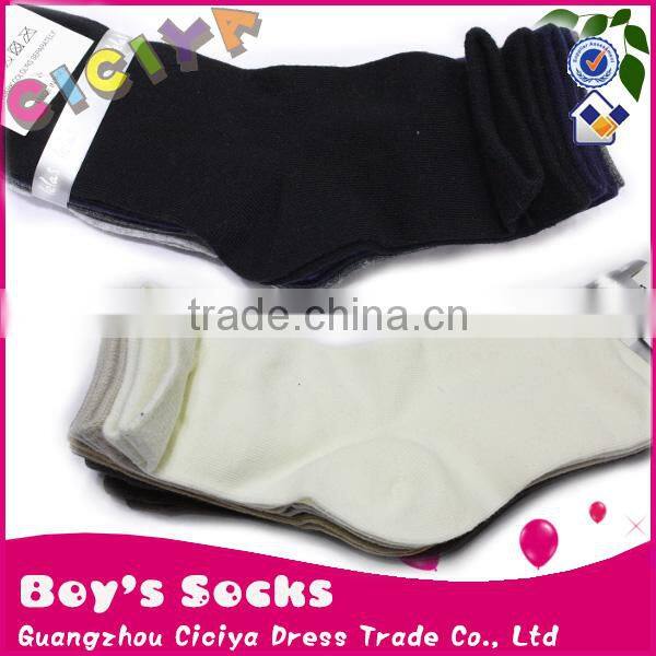 Boys solid cotton socks 5 pairs