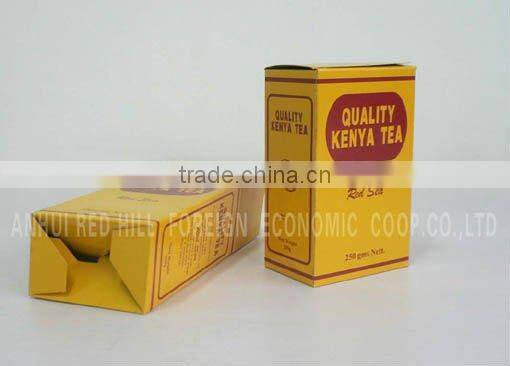 paper red tea packaging box