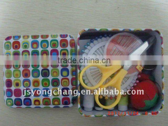 SEWING TIN BOX