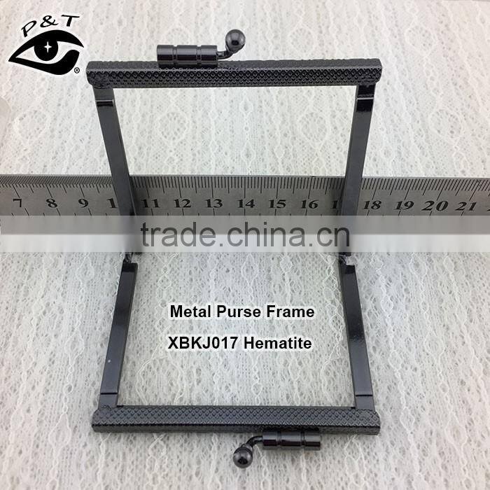 Fashionable metal clutch purse frame for evening handbags
