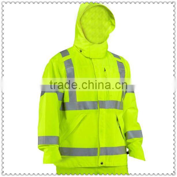Waterproof Jacket Safety Jacket Hi Vis Class 3