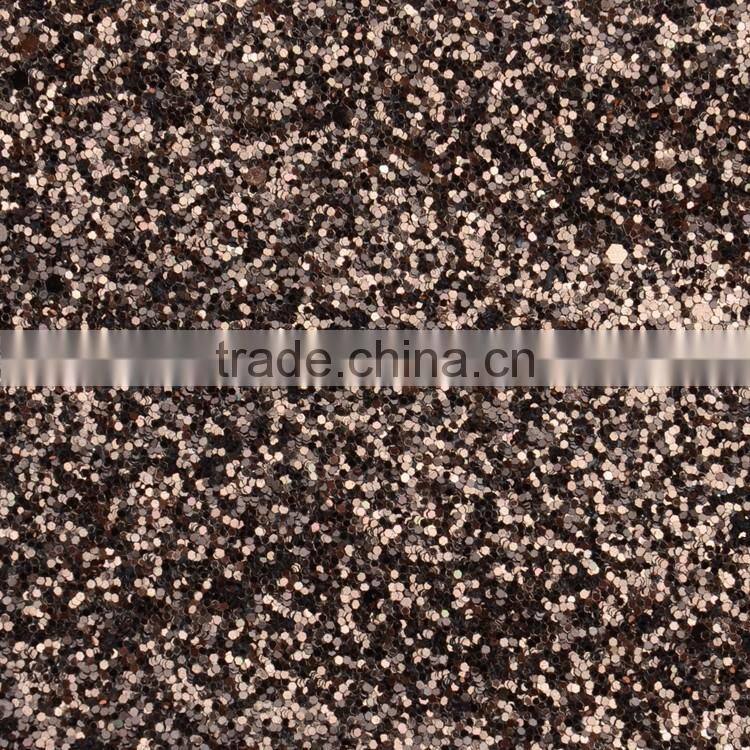 shiny glitter wallpaper pu synthetic leather fabric