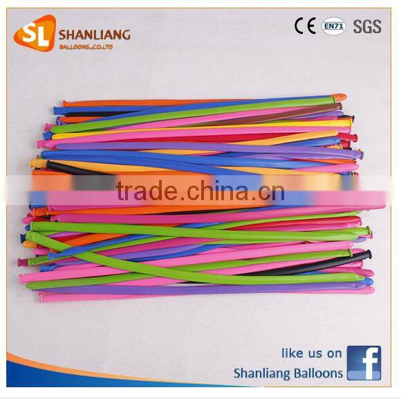 Magic Balloon Card Packing with Small Balloon Inflator, Long Modelling Balloon