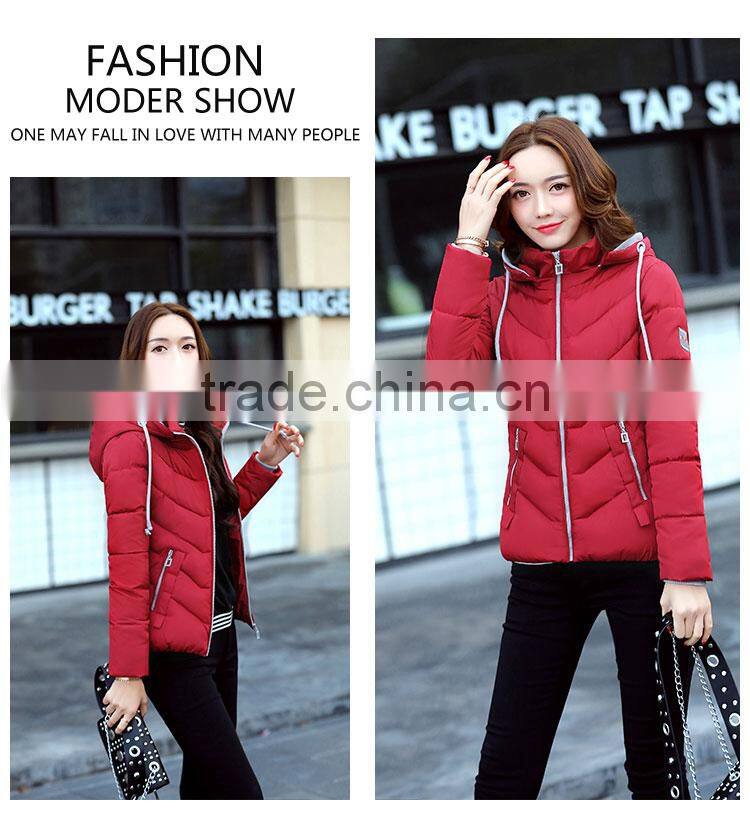 Women 2017 New Parka Casual Outwear Military Hooded